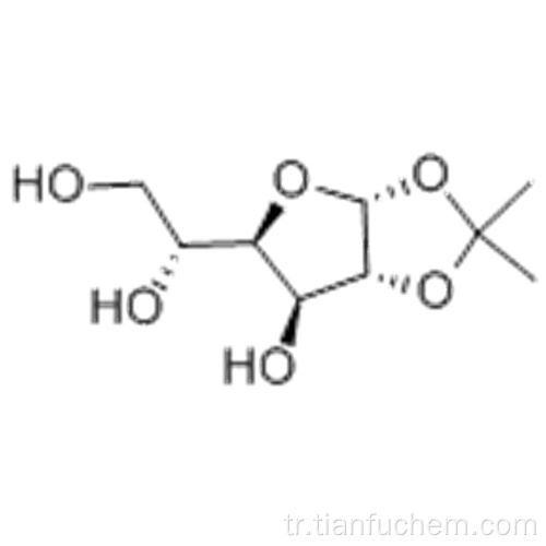 1,2-O-İzopropiliden-D-glukofuranoz CAS 18549-40-1